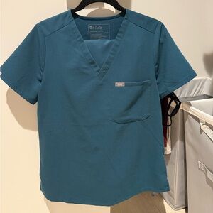 Figs womens caribbean blue scrubs